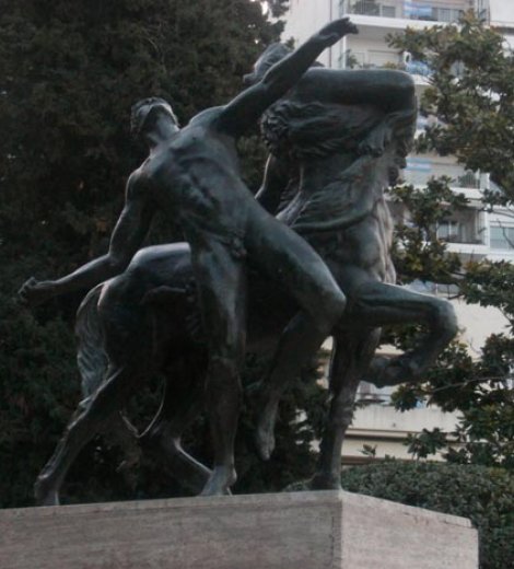 Quirón y Aquiles