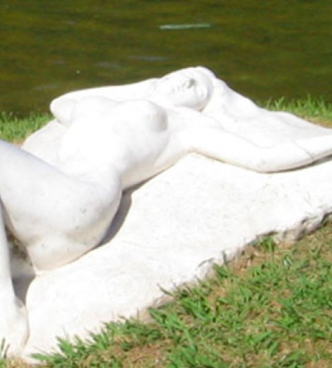 Desnudo acostado