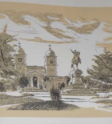 Chascomús entre praderas y columnas